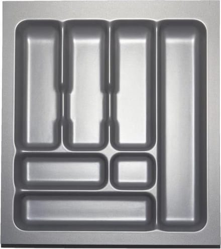 Culinorm Storex Bestekbak – 44x49 cm – Grijs – Inkortbaar – 7 vakken