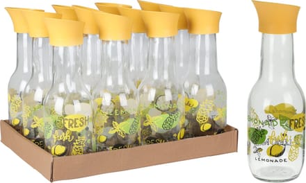 Schenkkan glas 1L - Citroenprint