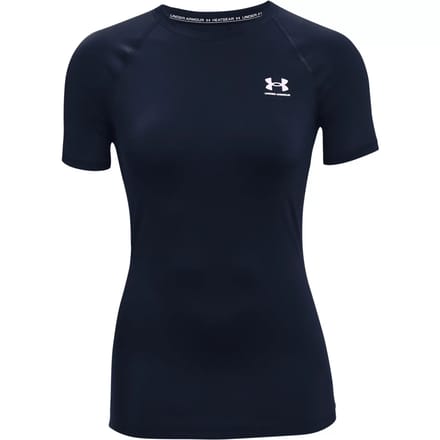 Under Armour Hg Authentics Comp T-shirt Met Korte Mouwen Blauw S Vrouw
