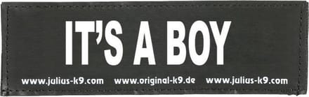 Set Labels voor Powerharness - Large tekst: IT'S A BOY