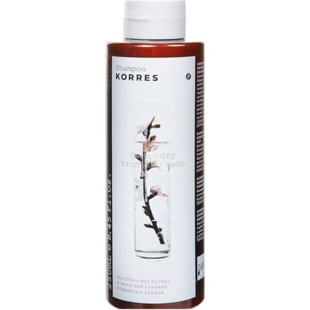 Korres Amandel & Lijnzaad - Droog beschadigd haar Shampoo Herstelshampoo Dames 250 ml