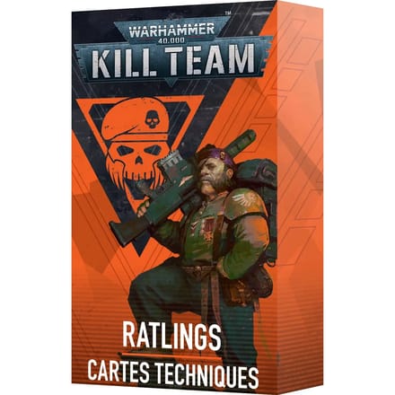 Beeldje Games Workshop Warhammer 40k - Kill Team Datacards Ratlings (Fr) (2024)