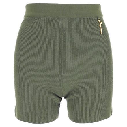Jacquemus Le Short Pralu gebreide shorts in groene viscose