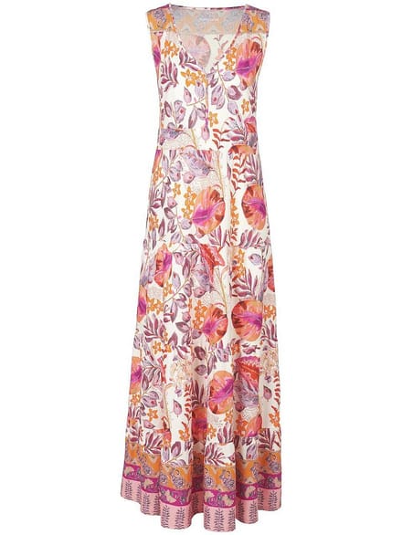 Mouwloze jersey jurk Lone 100% katoen Van Green Cotton multicolour