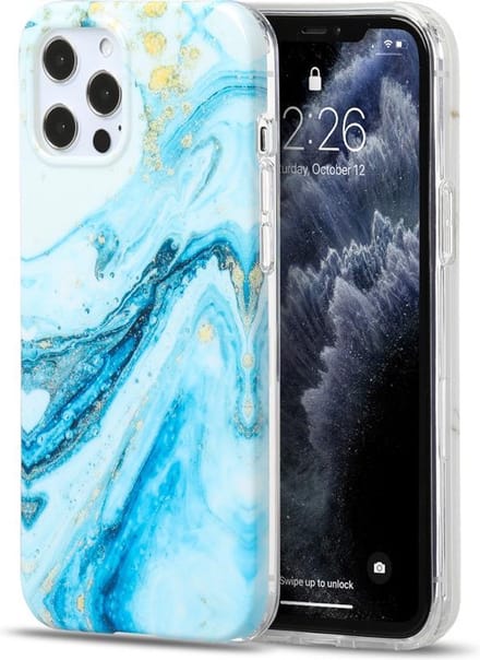 Luxe marmer hoesje voor Apple iPhone 12 | Marmerprint | Back Cover