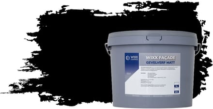 Wixx Façade Gevelverf Matt - 5L - RAL 9005 Zwart