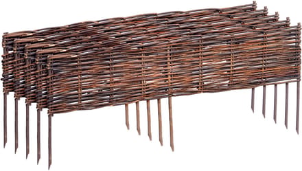 Borderrand - set van 5 - 20x100 cm - bruin