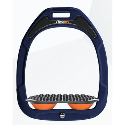 Endurance stijgbeugels Marine/Grijs/Oranje Flex-On Green Composite
