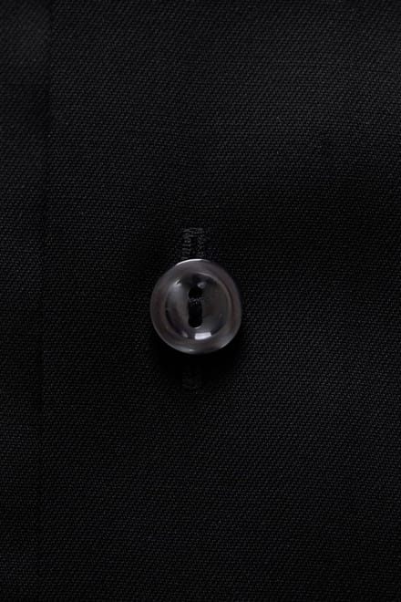 Eton shirt zwart Classic Fit Signature Twill