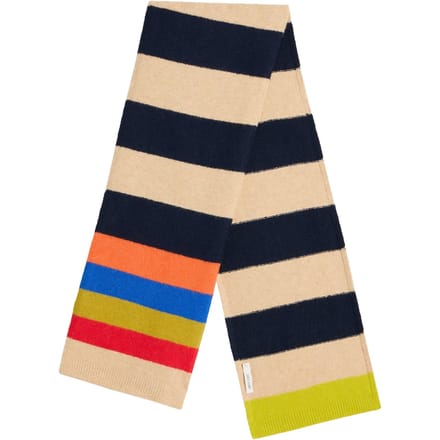 White Stuff Colourblock Stripe Knit Scarf Navy Multi Größe: OS | Schals Outlet | Damen | Blau