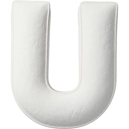 Kussen letter u Yellow Tipi Boucle
