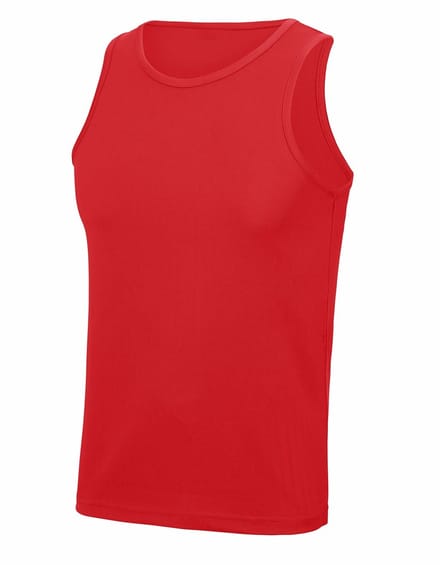 Just Hoods - Cool Top - Kids - Sport - Fire Red - 3/4 jaar