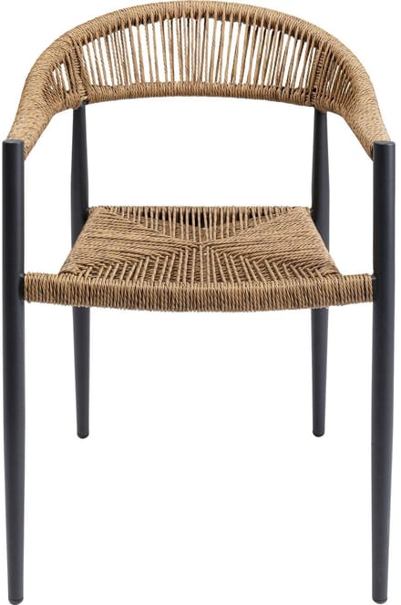 Tuinstoel met armleuningen Palma natuur Kare Design