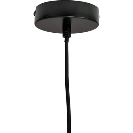 Dyberg Larsen Miles hanglamp, zwart, Ø 20 cm, metaal