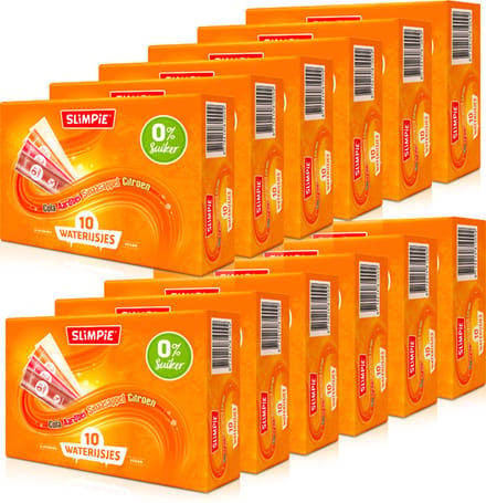 Slimpie | Waterijsjes | 12 Stuks | 12 x 10 Slimpie Waterijsjes