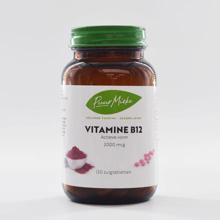 Vitamine B12 - Actieve vorm - 2000mcg - 120 zuigtabletten