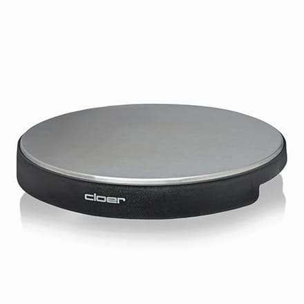 Warmhoudplaat met Geheugensteen - Draadloos, RVS, 130 °C, 35 cm