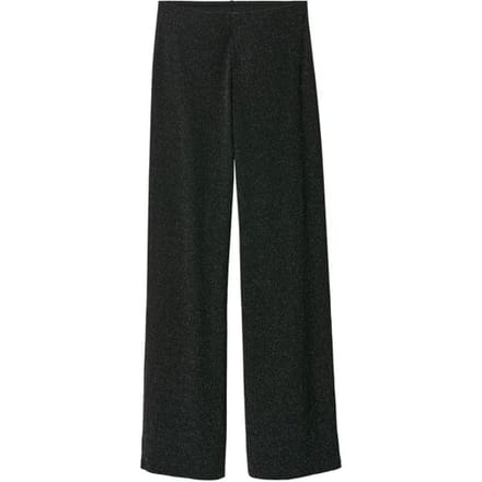 ESMARA Dames broek, wide leg (Zwart glitters, S (36/38))