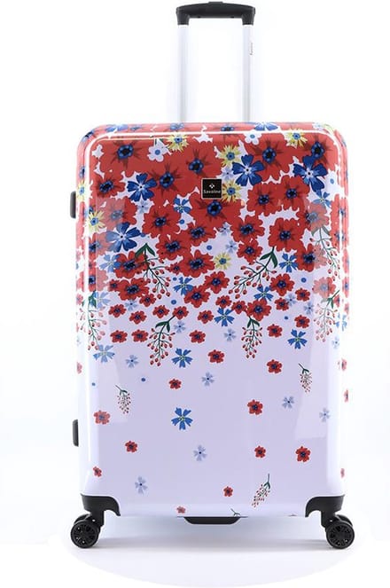 Saxoline Harde Koffer / Trolley / Reiskoffer - 76 cm (Large) - Blessing Print - Bedrukt / Large