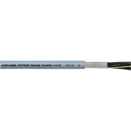 LAPP ÖLFLEX® CLASSIC 115 CY Stuurstroomkabel 3 G 0.75 mm² Grijs 1136103/100 100 m