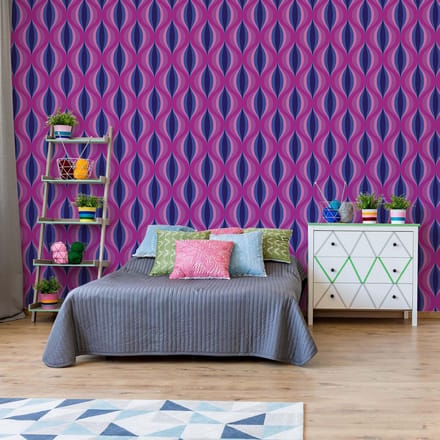 Fotobehang - Vlies Behang - Streamer - Geometrie - Kunst - 416 x 290 cm
