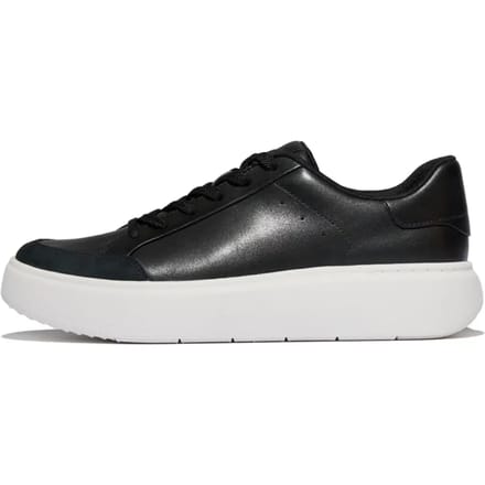 FitFlop Rtg Leather/Suede Sneakers Dames Sneakers - Zwart