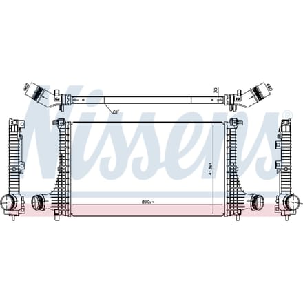 Intercooler NISSENS 961502