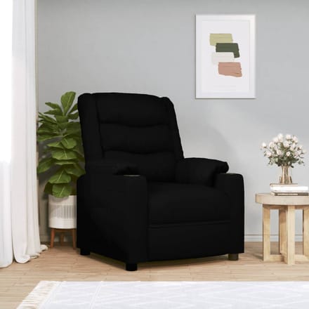 vidaXL - Fauteuil - elektrisch - verstelbaar - kunstleer - zwart