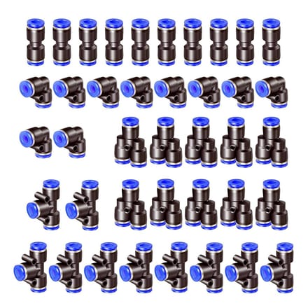Dailygoods- Pneumatische Connectoren 40 Stuks - Snelbevestigingen