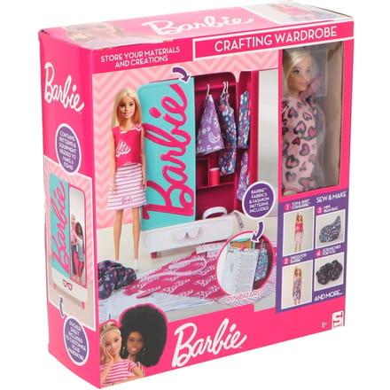 Barbie kledingkast met pop
