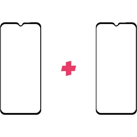 DuoPack: Motorola Moto G20 screenprotector gehard glas Edge to Edge