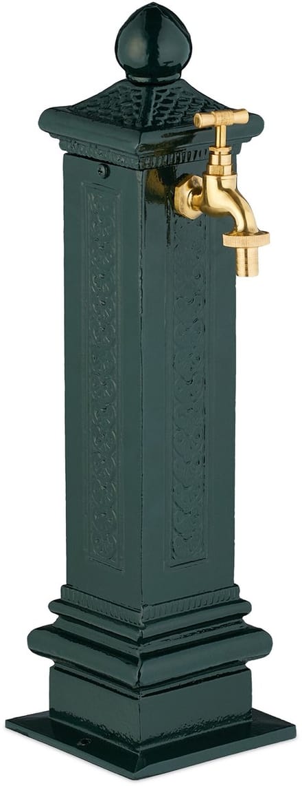 waterzuil met kraan - 47 cm - groen