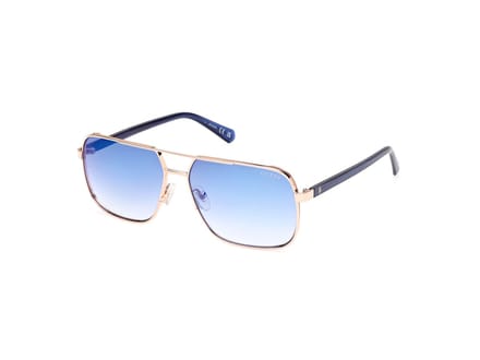 GueSS Heren S Zonnebril Gu00119 Shiny Rose Gold/58-14-140