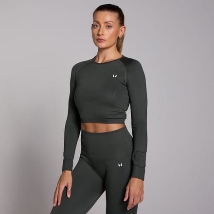 MP Shape naadloze croptop met lange mouwen voor dames - L