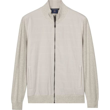 Baileys Vest Full Zip Front Body Light Padded Quilted Off White / male