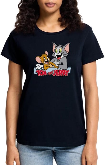 Tom En Jerry Vrienden Premium T Shirt Dames