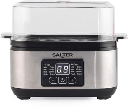 Salter 3-in-1 Digitale Eierkoker - 6 Eieren - LED-display - 430W