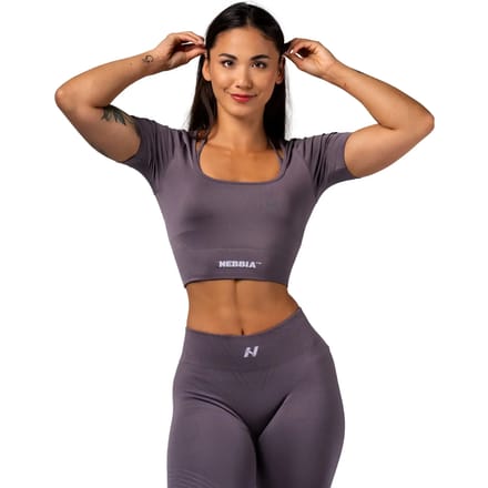 T-shirt dames Nebbia Flow Seamless Shaping