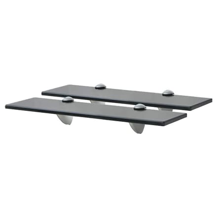 vidaXL - Schappen - zwevend - 2 - st - 40x10 - cm - 8 - mm - glas