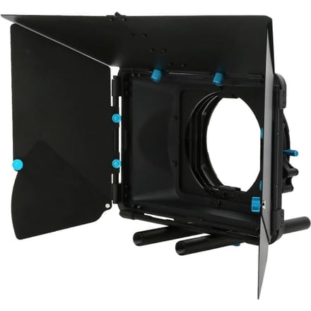 FOTGA DP3000 M3 Professionele Swing-Away Matte Box Camera Opname Follow Focus Zonnekap voor A7 BMPC black