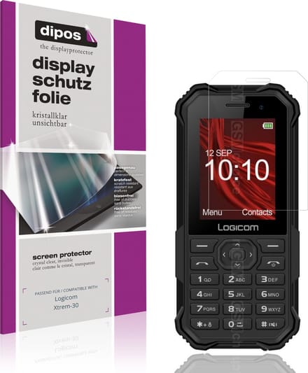 dipos – 4x Beschermfolie geschikt voor Logicom Xtrem-30 | Krasbestendige & heldere Screenprotector Ultra-Thin