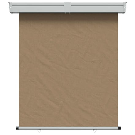 vidaXL Zijscherm Balkon 175 x 250 cm 100% polyester ijzer staal Taupe