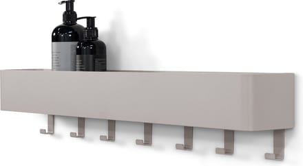 Spinder Design kapstok Multi 7 - Silky Taupe - 7 haken - Staal