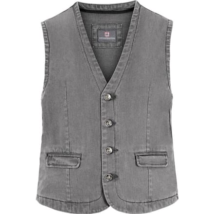 Jan Vanderstorm herren Bodywarmer - 64 - grijs - Plus Size