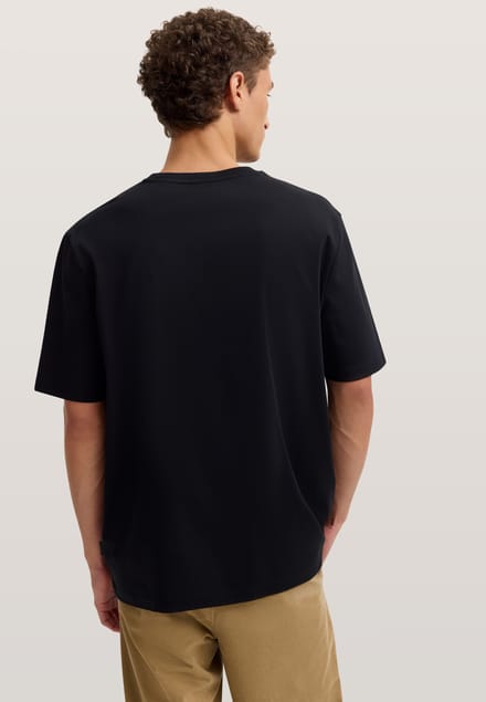 Bugatti Herren T-shirt elegant met ronde hals
