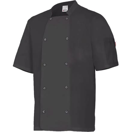 Korte Mouwen Keukenjack Met Drukknopen Velilla