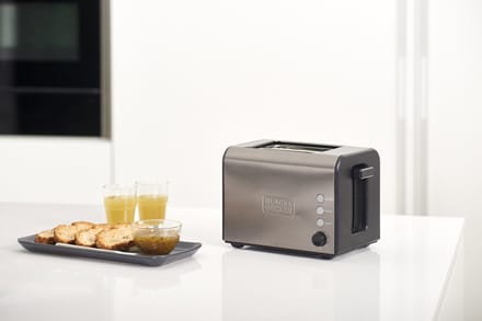 Black & Decker BXTOA900E - broodrooster - zwart - roestvrijstaal