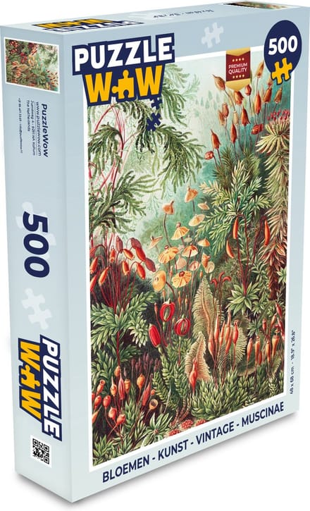 Puzzel Bloemen - Kunst - Vintage - Natuur - Botanisch - Legpuzzel - Puzzel 500 stukjes