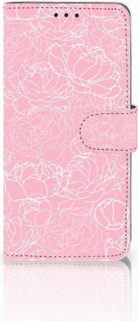 Huawei P30 Pro Hoesje White Flowers