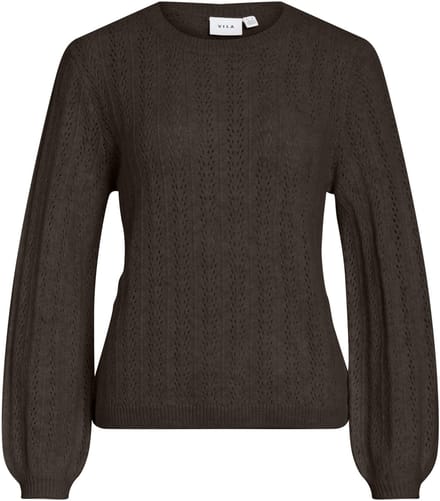 Vila Iga Pointelle Knitted Sweater Dames - Maat S